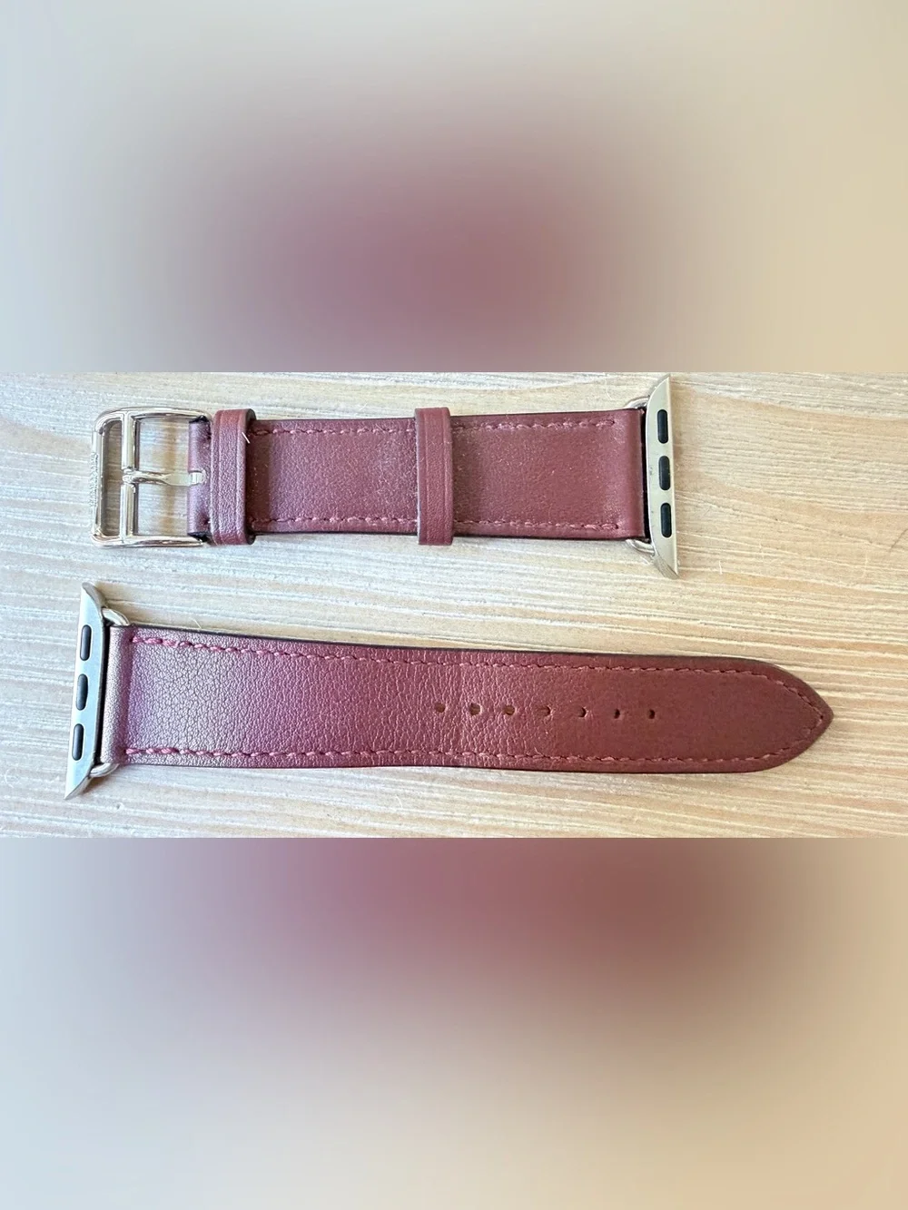 Hermès Rouge H Apple Watch Band - 41mm